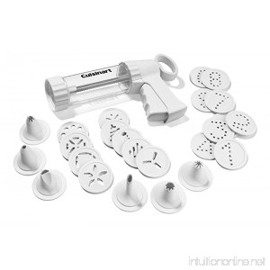 Cuisinart CTG-00-CP Cookie Press with 18 Discs and 6 Decorating Tips White - B007MPJBM4